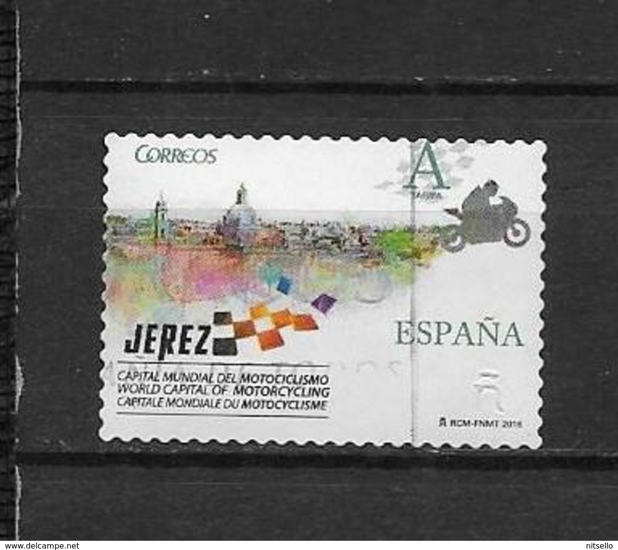 LOTE 1873 /// ESPAÑA 2016  -  JEREZ  CAPITAL MUNDIAL DEL MOTOCICLISMO - Usados