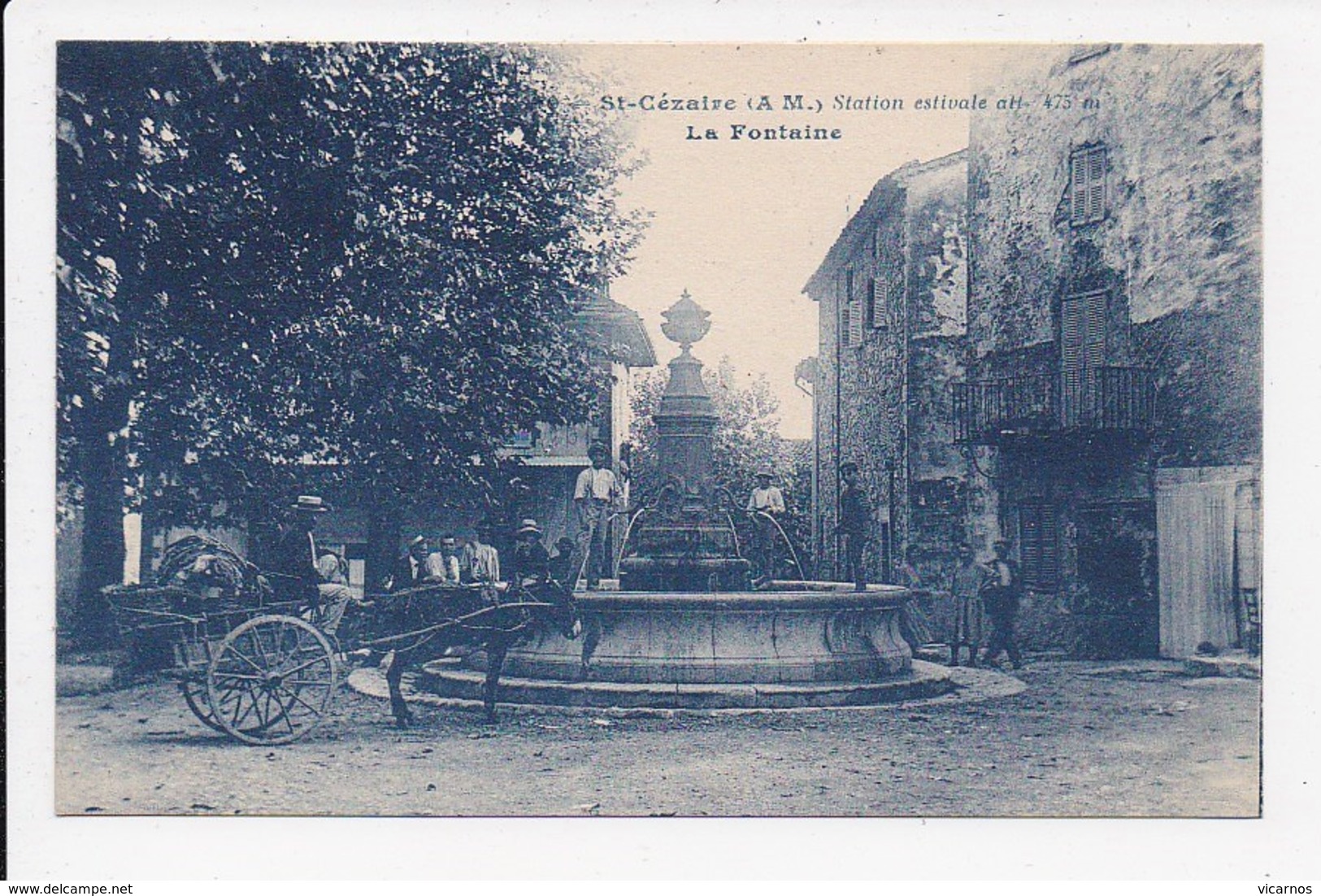 CPA 06 ST CEZAIRE La Fontaine - Autres & Non Classés