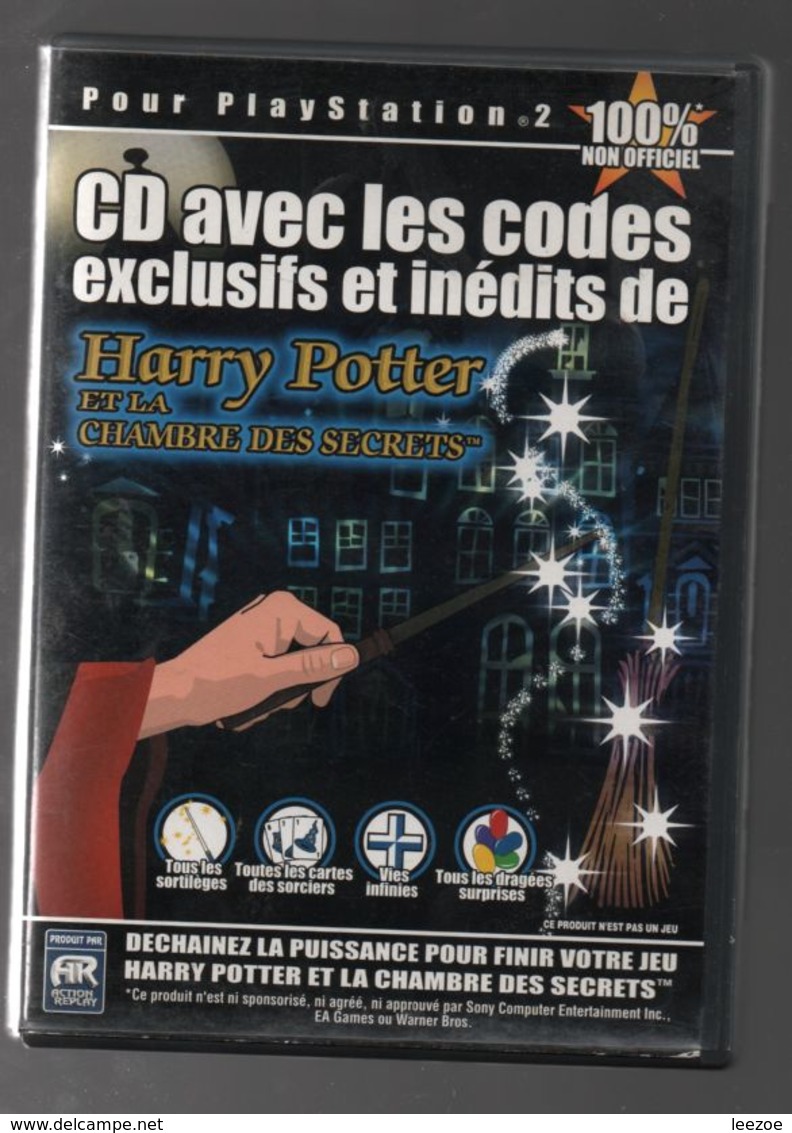 HARRY POTTER ET LA CHAMBRE DES SECRETS CD CHEATS CODES Ps2 - Otros & Sin Clasificación