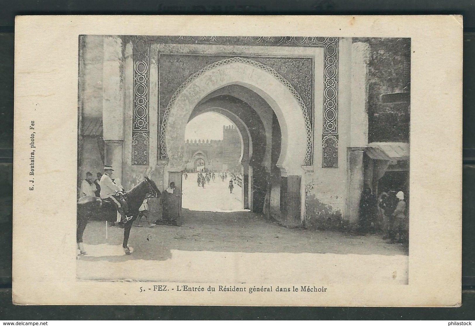 MAROC 1917 CPA Fez Trésor & Poste TAZA - Cachets Militaires A Partir De 1900 (hors Guerres)