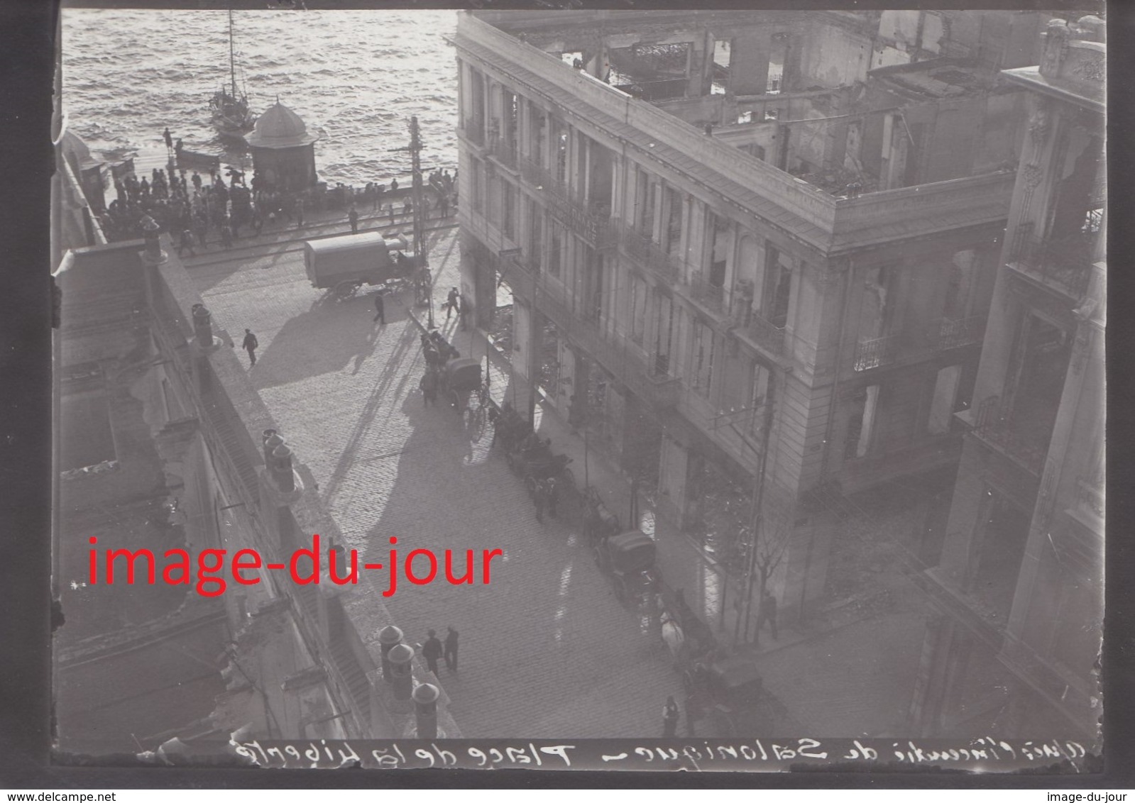 Photo Ancienne  SALONIQUE PLACE DE LA LIBERTÉ    Grèce Turquie - Orte