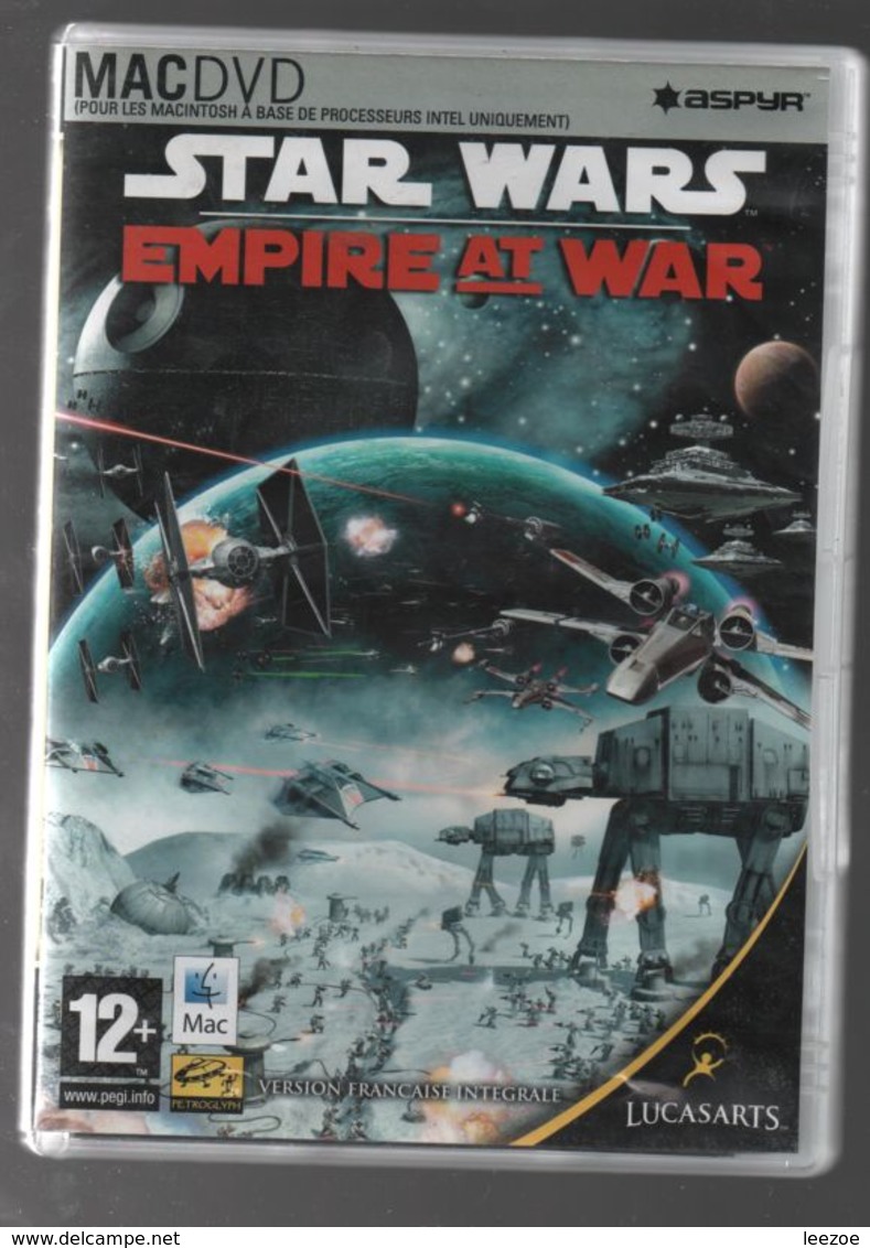 STAR WARS EMPIRE AT WAR POUR MACINTOSH AVEC NOTICE..MAC DVD..NON TESTE - PC-Games