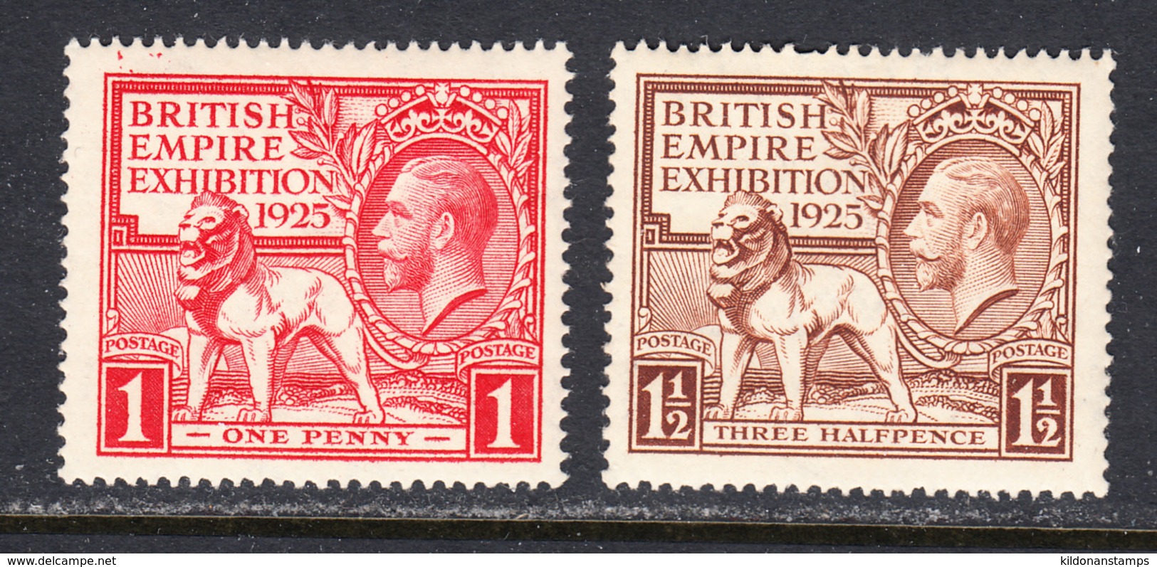 Great Britain 1925 Mint Mounted, Sc# 203-204 - Nuovi