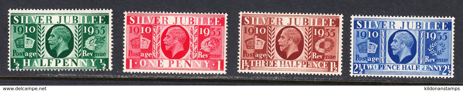 Great Britain 1935 Silver Jubilee, Mint No Hinge, Sc# 226-229 - Neufs