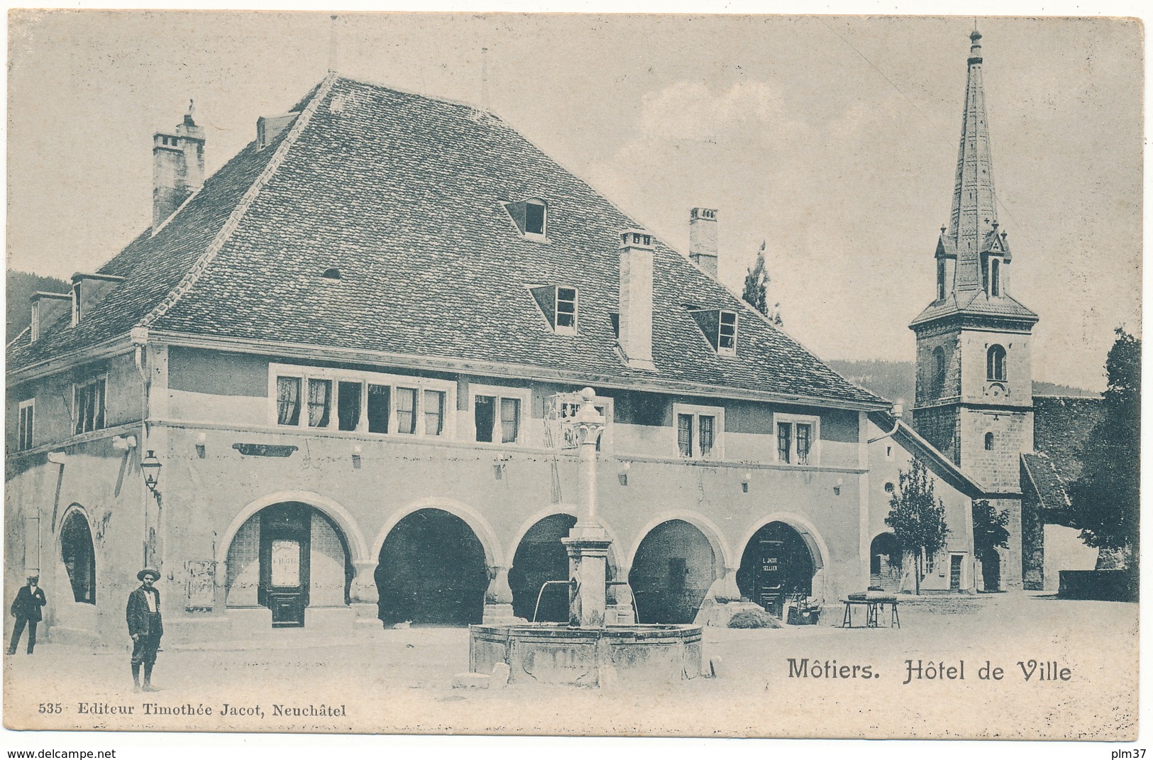 MOTIERS, NE - Hôtel De Ville - Môtiers 