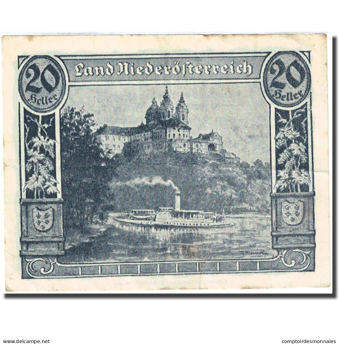 Billet, Autriche, Vienne, 20 Heller, Château, 1920, 1920-12-31, TB+ - Autriche