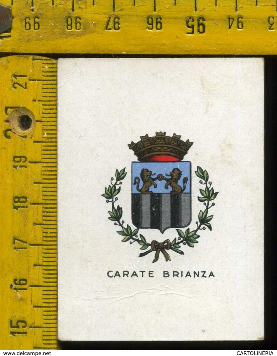 Figurina Brioschi Araldica Stemmi Città Italiane Serie 3 N°84 C -  Carate Brianza - Altri & Non Classificati