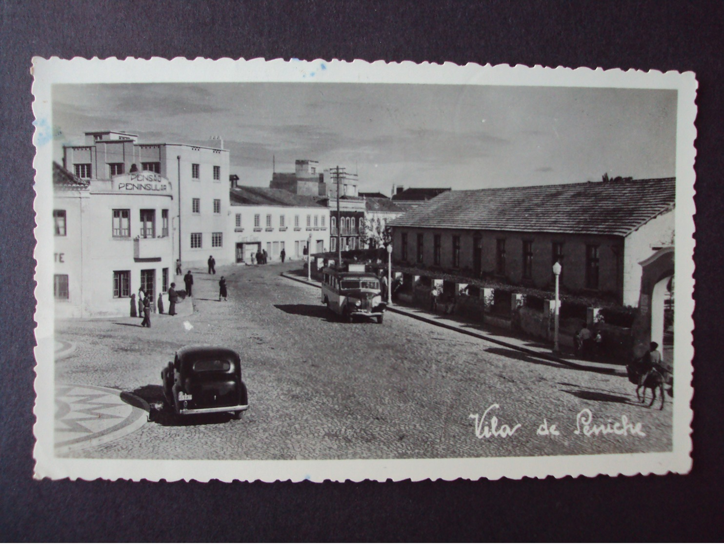 PORTUGAL PENICHE- PENSAO PENINSULAR  POSTCARD  FREE SHIPPING REGULAR MAIL(2) - Lisboa