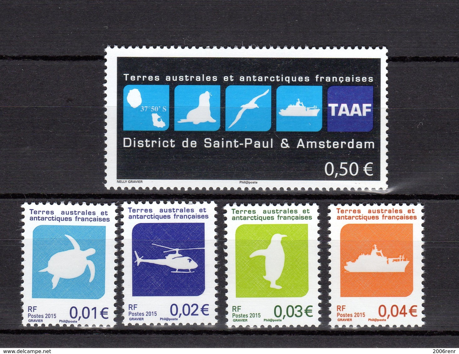 TAAF Poste 741/745 NEUFS** TRES BEAUX - Neufs