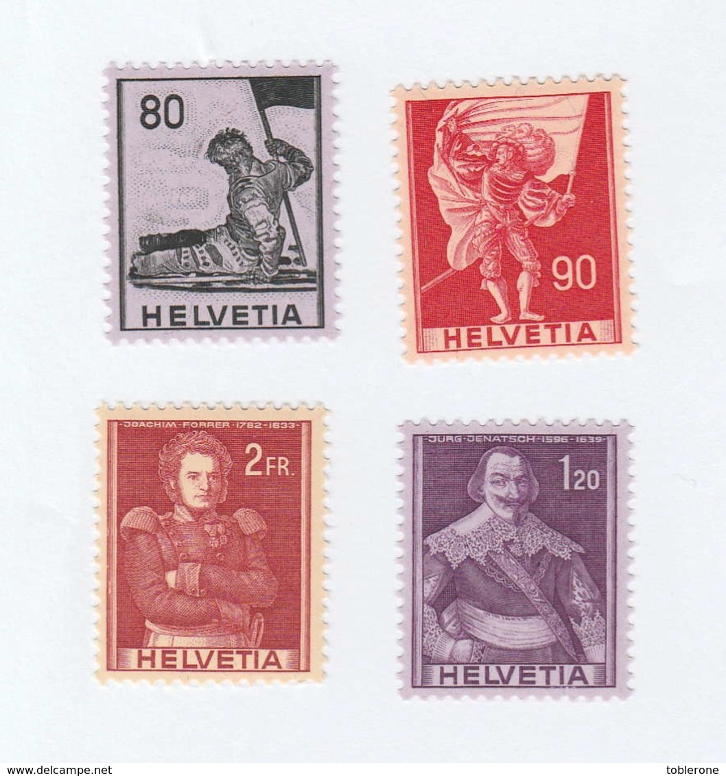 SUISSE N° 612/615 **   Cote 17,00  Euros - Unused Stamps