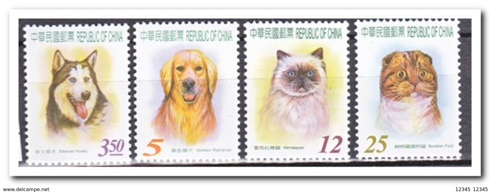 Taiwan 2005, Postfris MNH, Cats, Dogs - Ongebruikt