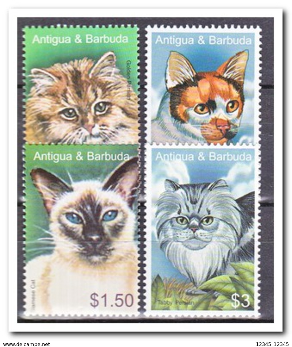 Antigua & Barbuda 2005, Postfris MNH, Cats - Antigua En Barbuda (1981-...)