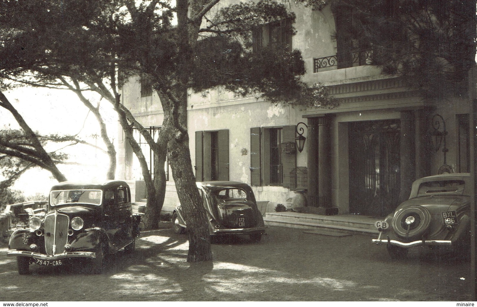 CASSIS Sur MER -Les Roches Blanches- Restaurant- Tea-Room - Voyagée 1947 - Cassis