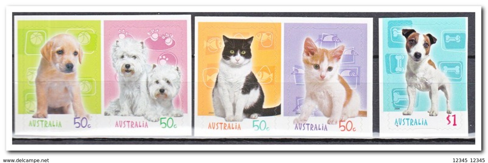 Australië 2004, Postfris MNH, Cats, Dogs - Ongebruikt