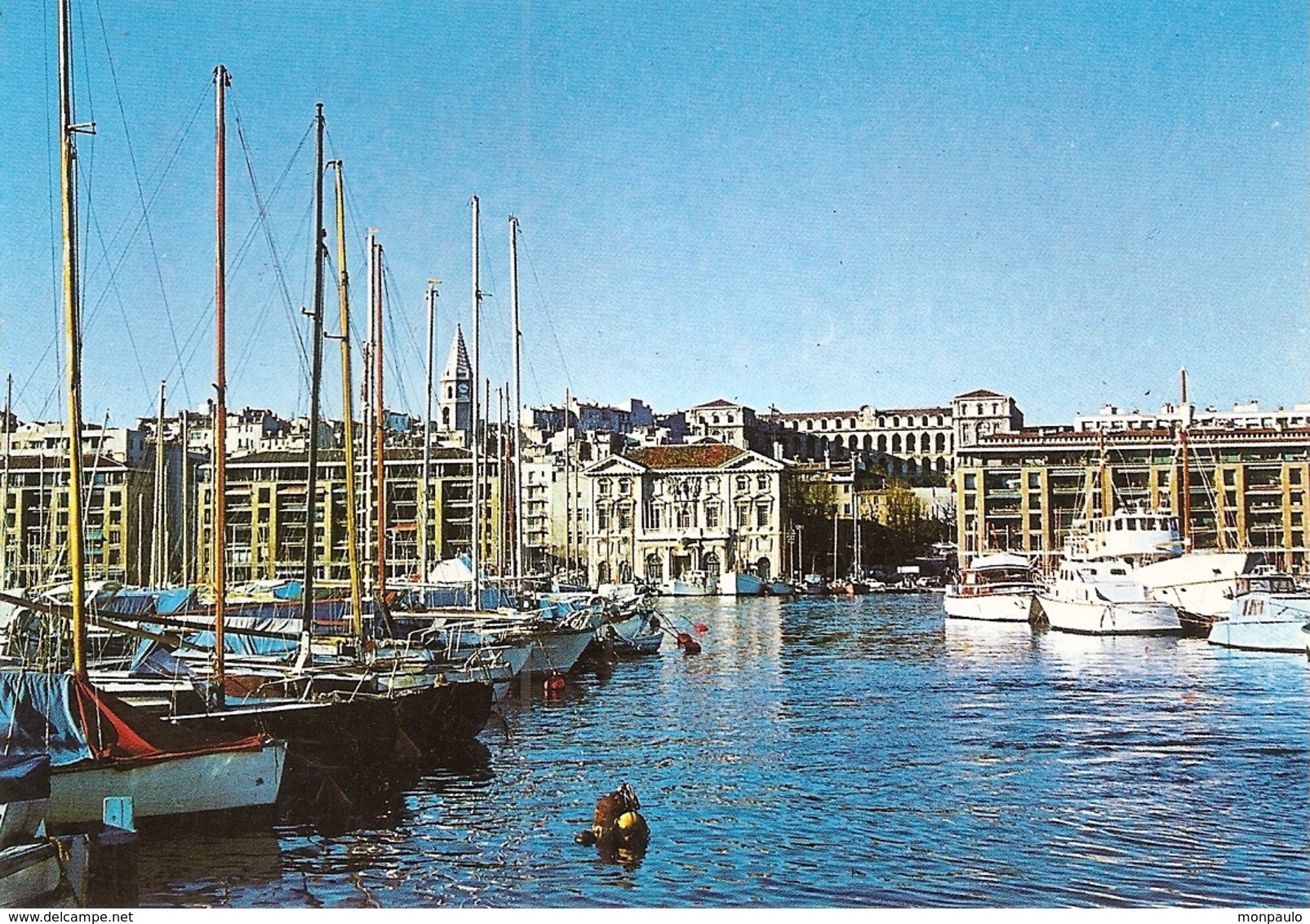 13. CPM. Bouches-du-Rhône. Marseille. Le Vieux Port Et La Mairie - Vieux Port, Saint Victor, Le Panier