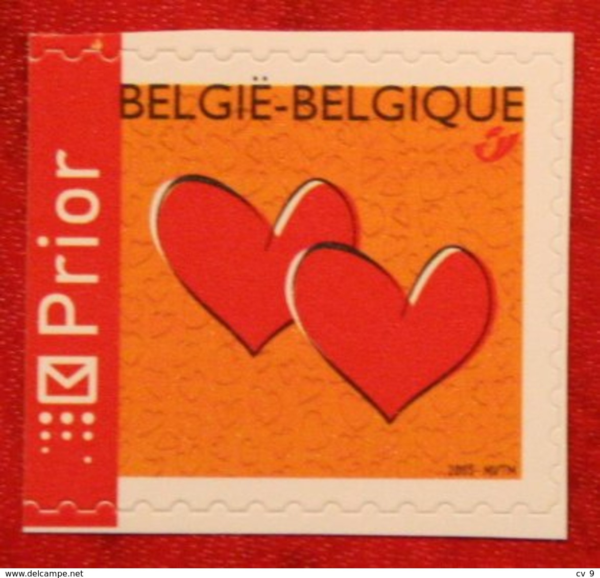 Wenszegels Herz Hart Heart OBC N° 3401 (Mi 3449) 2005 POSTFRIS MNH ** BELGIE BELGIEN / BELGIUM - Ungebraucht