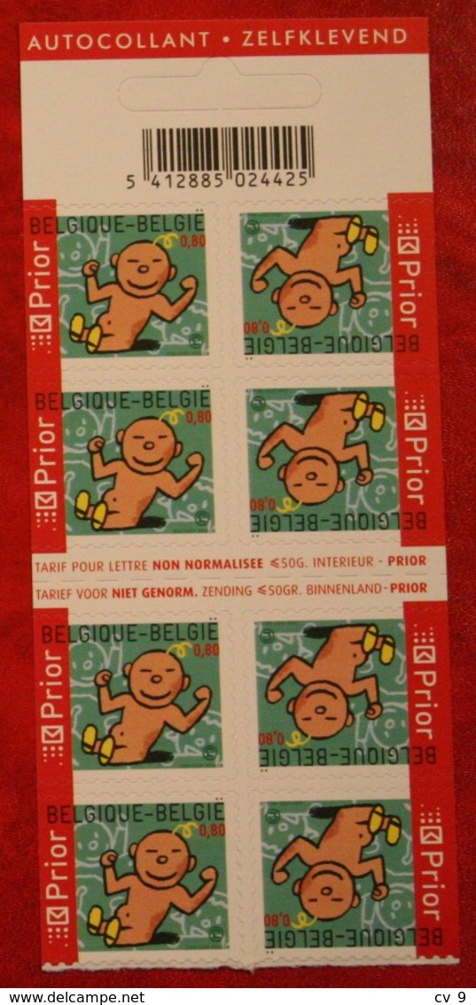 8x Wenszegels Baby OBC N° 3405 (Mi 3453) 2005 POSTFRIS MNH ** BELGIE BELGIEN / BELGIUM - Ungebraucht
