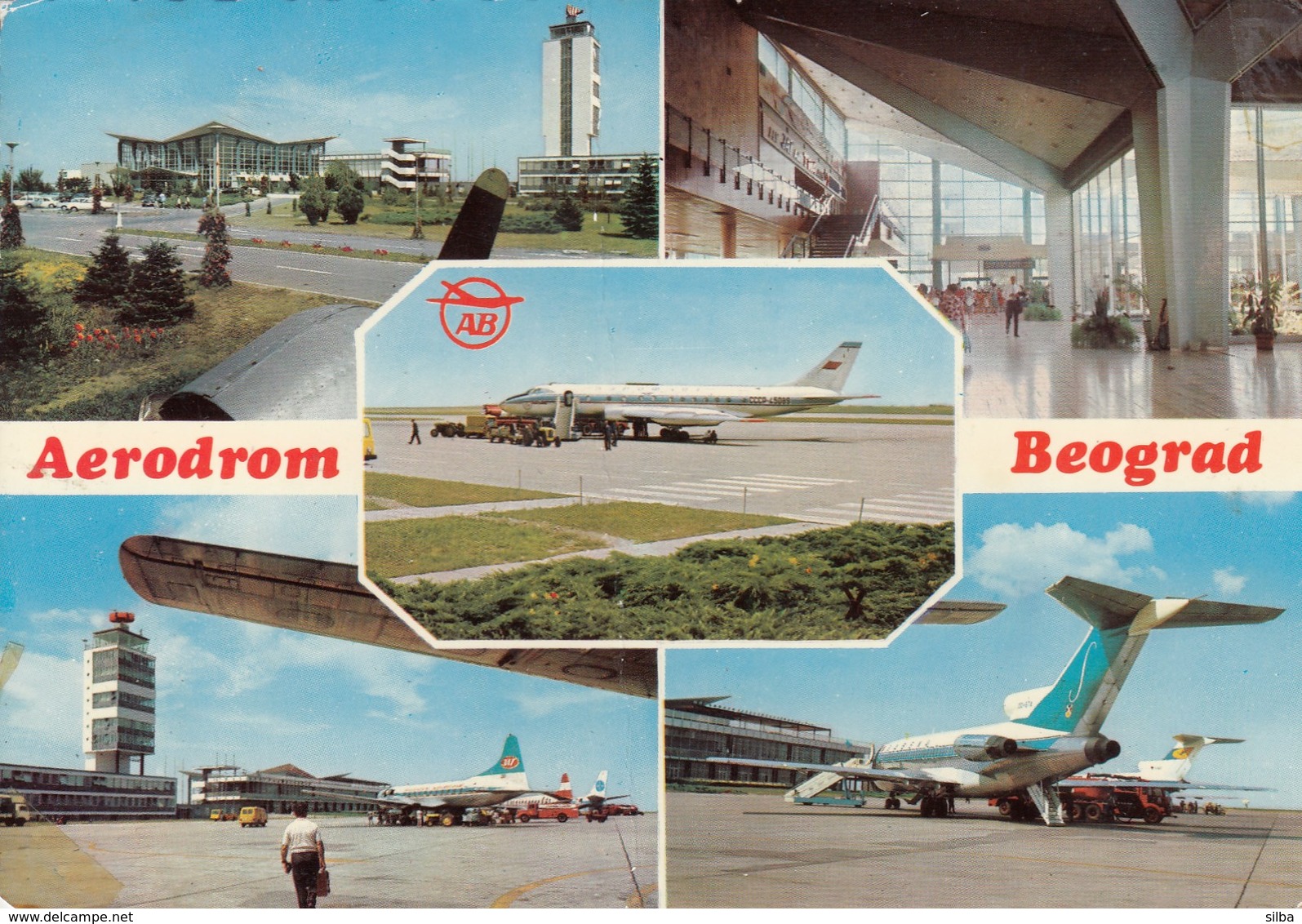 Serbia Belgrade 1971 / Aerodrom, Airport, Airplane - Serbia