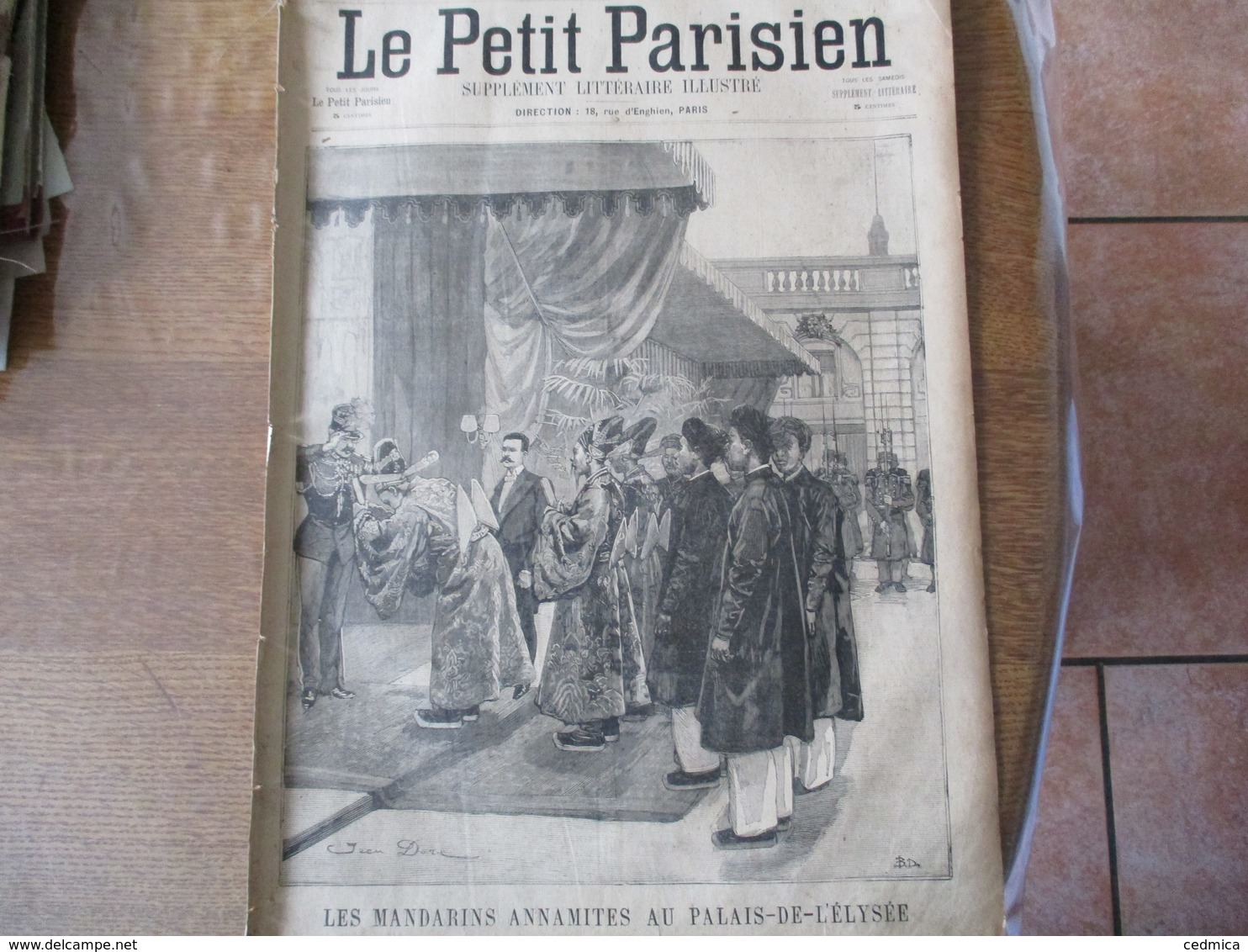 LE PETIT PARISIEN DU 6 MAI 1894 LES MANDARINS ANNAMITES AU PALAIS DE L'ELYSEE,JEANNE D'ARC,LE SERGENT TANVIRAY,ABUS DE C - 1850 - 1899