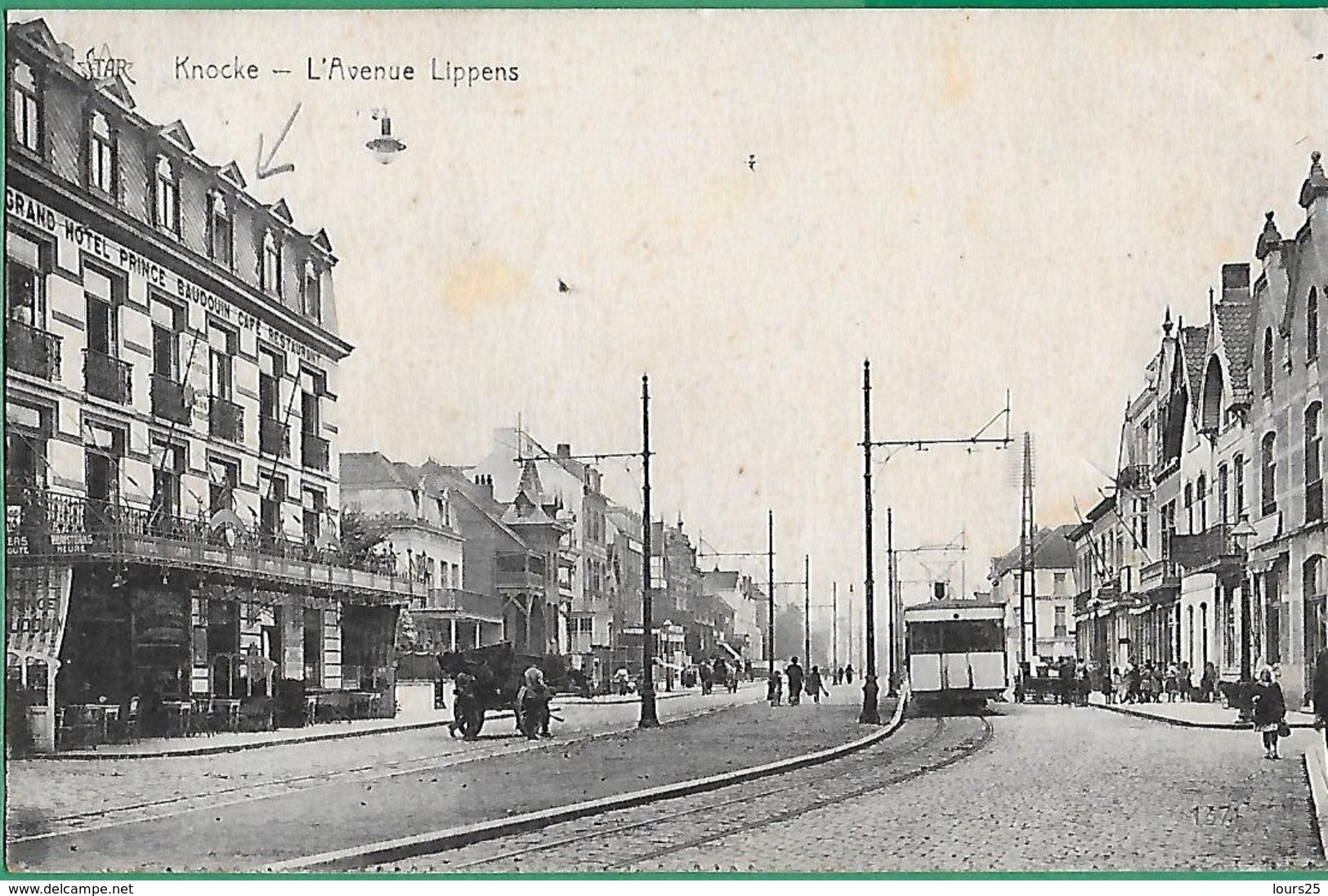 ! - Belgique - Knokke - Avenue Lippens - Hôtel Prince Baudouin - Knokke