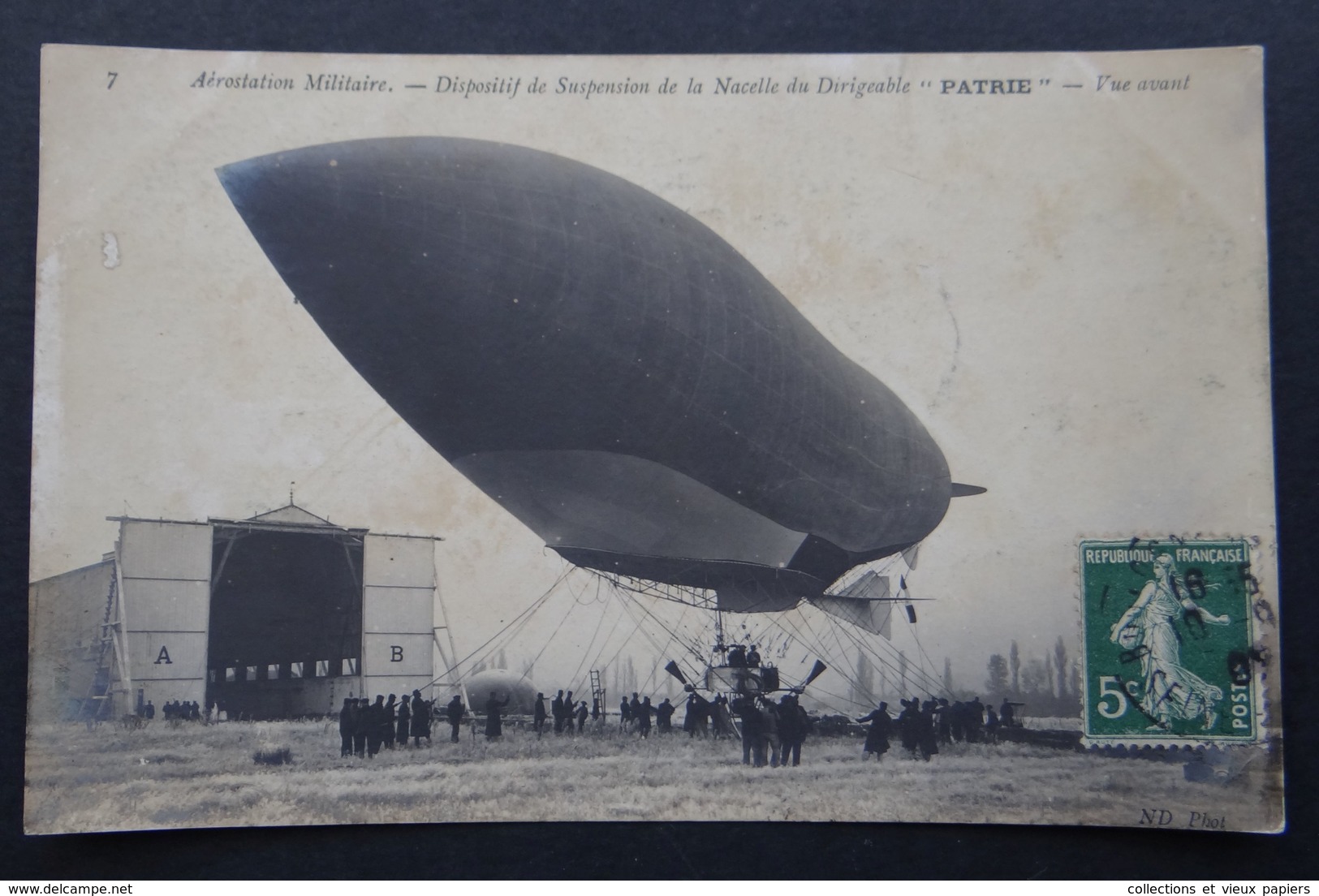 CPA - Aérostation Militaire - Dispositif De Suspension De La Nacelle Du Dirigeable PATRIE - Aeronaves