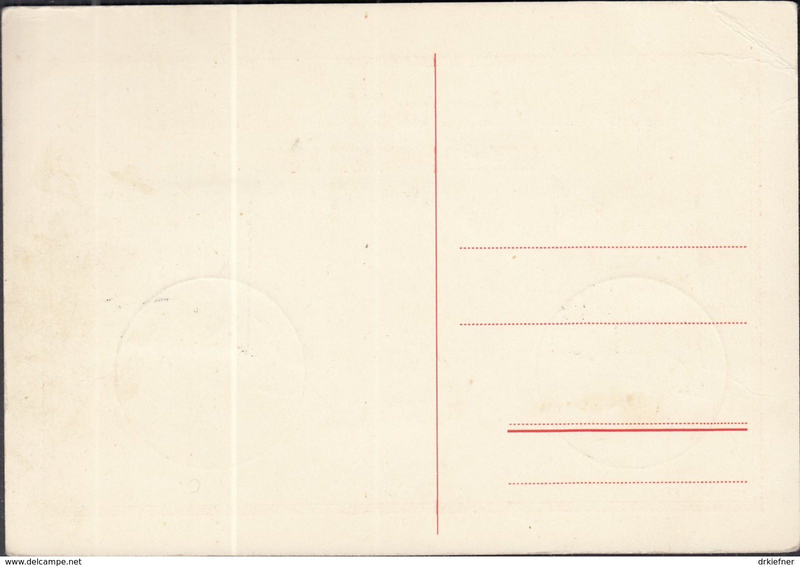 BERLIN  92, BRD 148, Auf Sonderkarte Mit SoStempel: Baiersbronn Dt.nord. Ski-Meisterschaften 8.2.1953 + DSV-Vignette - Briefe U. Dokumente