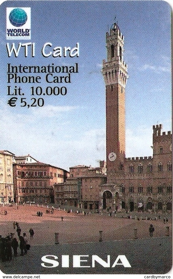 *ITALIA* - WTI CARD (SIENA) - Scheda Usata - Schede GSM, Prepagate & Ricariche