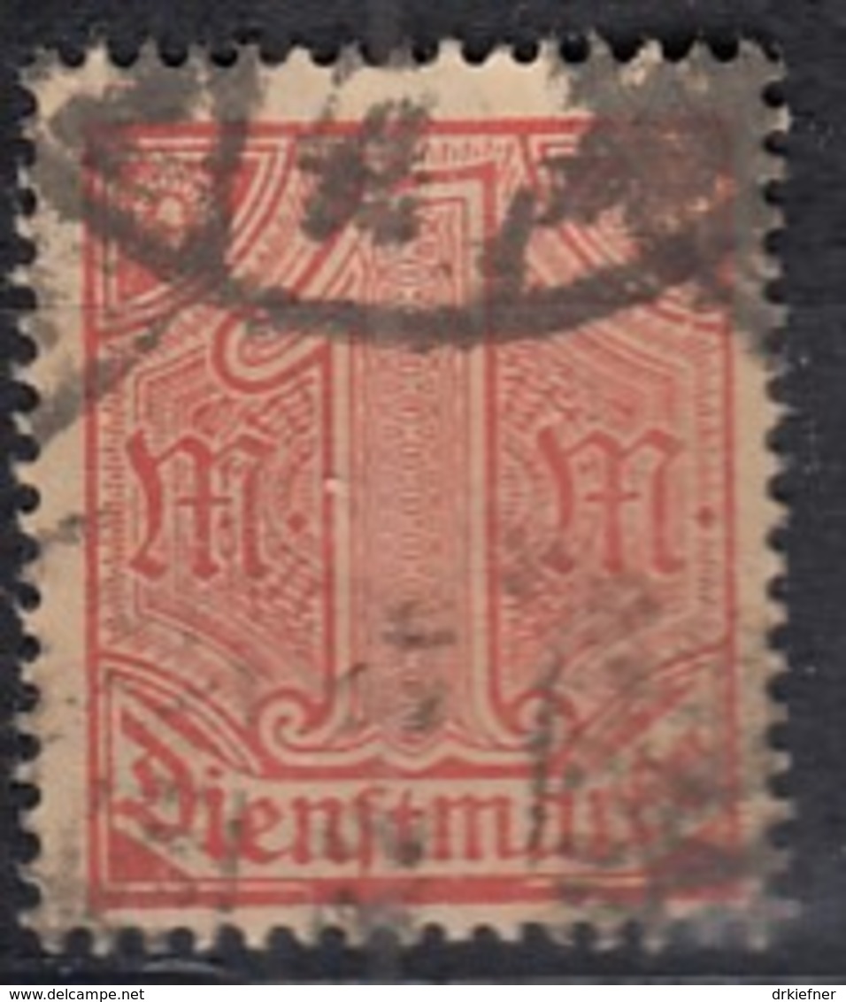 DR Dienst 30, Gestempelt, Geprüft, 1920 - Dienstmarken