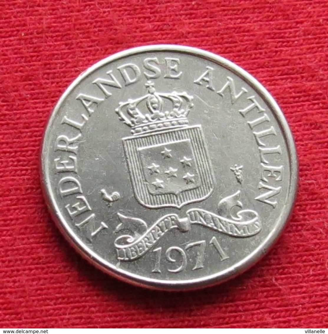 Netherlands Antilles 25 Cents 1971 KM# 11  Antillen Antilhas Antille Antillas - Antille Olandesi