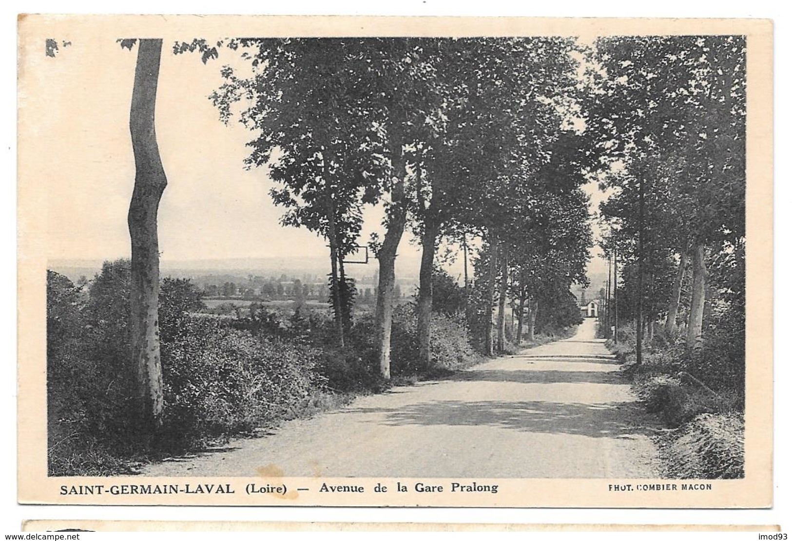 42 - SAINT GERMAIN LAVAL - Avenue De La Gare Pralong - Ed. Combier - Saint Germain Laval