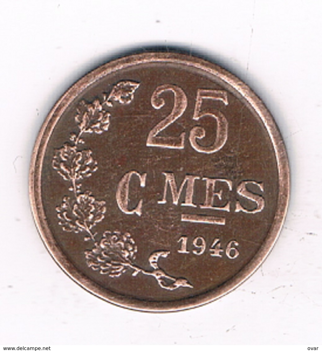 25 CENTIMES 1946  LUXEMBURG /2371// - Luxembourg