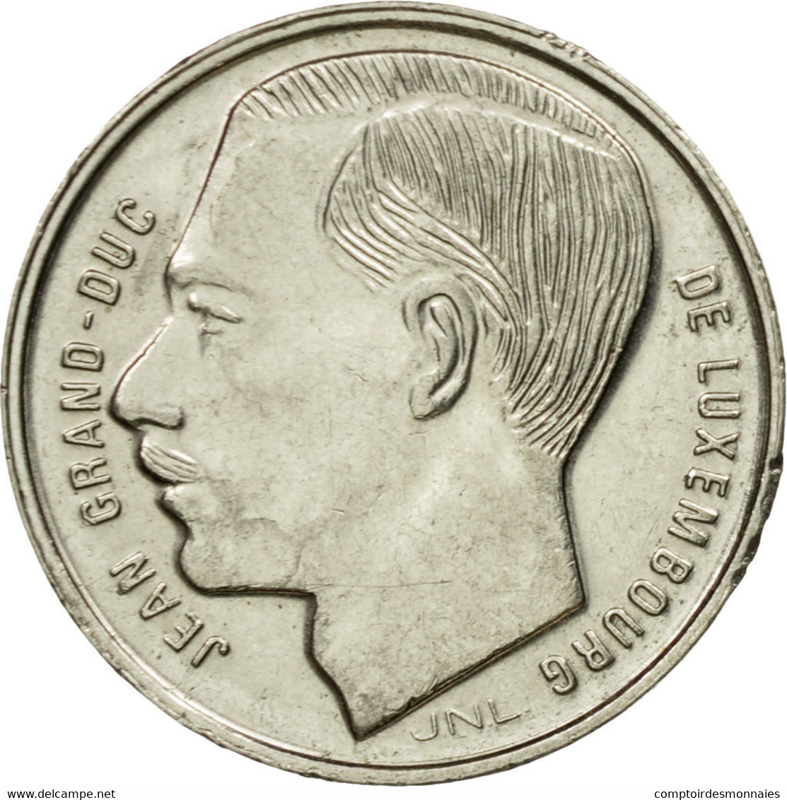 Monnaie, Luxembourg, Jean, Franc, 1988, SUP, Nickel Plated Steel, KM:63 - Luxembourg