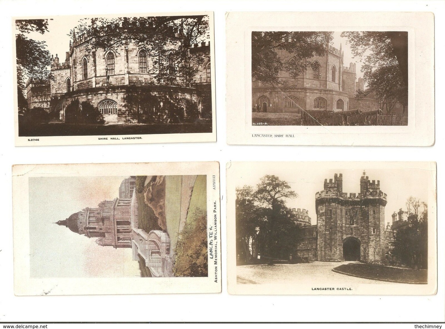 FOUR OLD POSTCARDS OF LANCASTER LANCASHIRE - Other & Unclassified