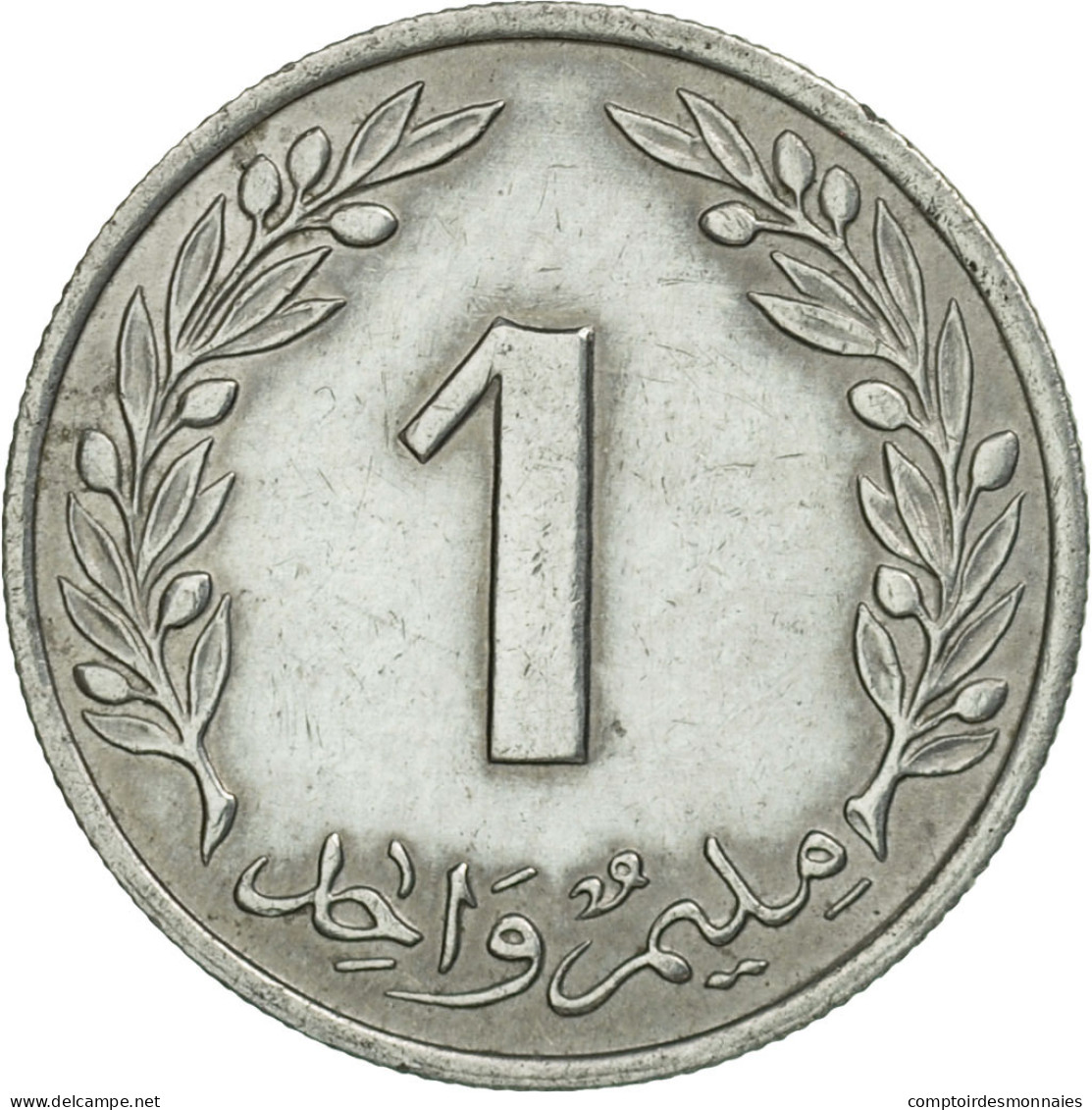 Monnaie, Tunisie, Millim, 1960, Paris, TTB+, Aluminium, KM:280 - Tunisie