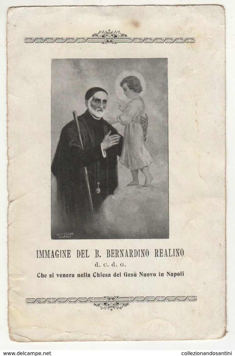 150 Santino Antico Beato Bernardino Realino Da Napoli - Religione & Esoterismo