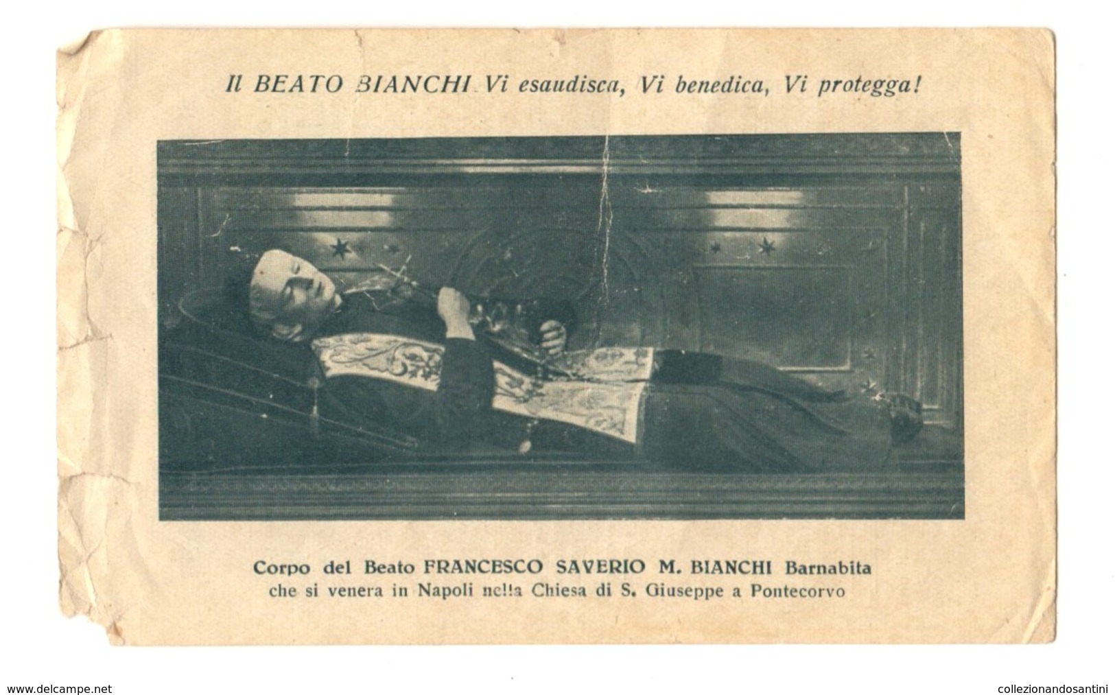 151 Santino Antico Beato Francesco Saverio M. Bianchi Da Napoli - Religione & Esoterismo