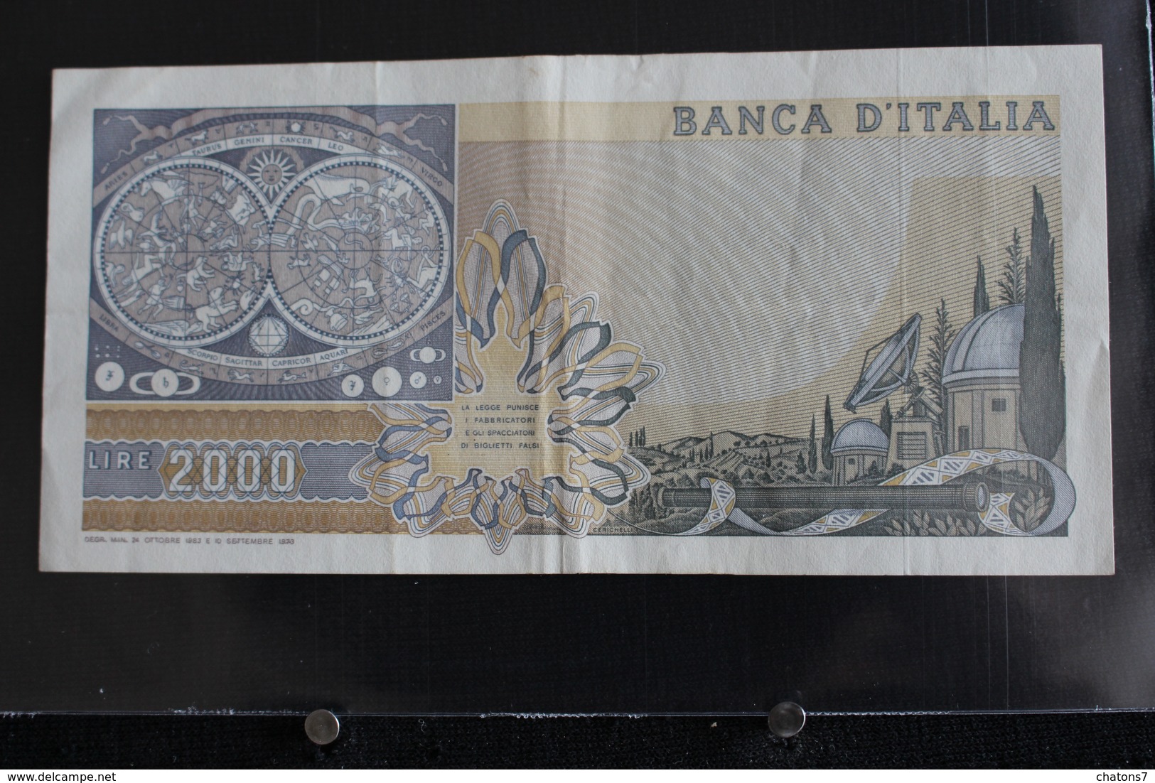 M-An / Billet  -  Italie - République Banca D'Italia  - 2000 Lire   / Année 1983 ( 1973 ? ) - 20000 Lire