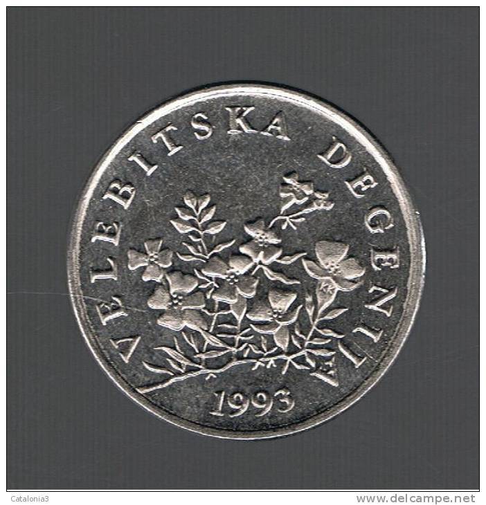 CROATIA - CROACIA -  50 Lipa 1993   KM8  - Flowers - VELEBITSKA DEGENIJA - Croacia