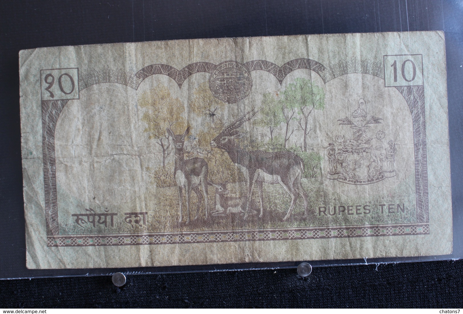 M-An / Billet  - Népal - 10 Rupees - Ten   / Année 1940 - Nepal