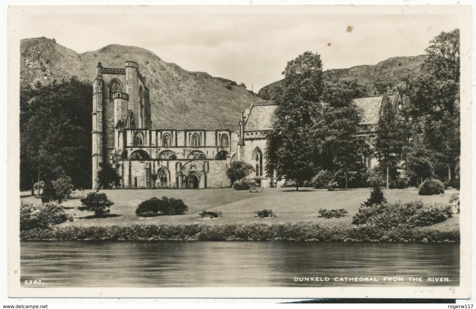 Dunkeld Cathedral From The River - Perthshire