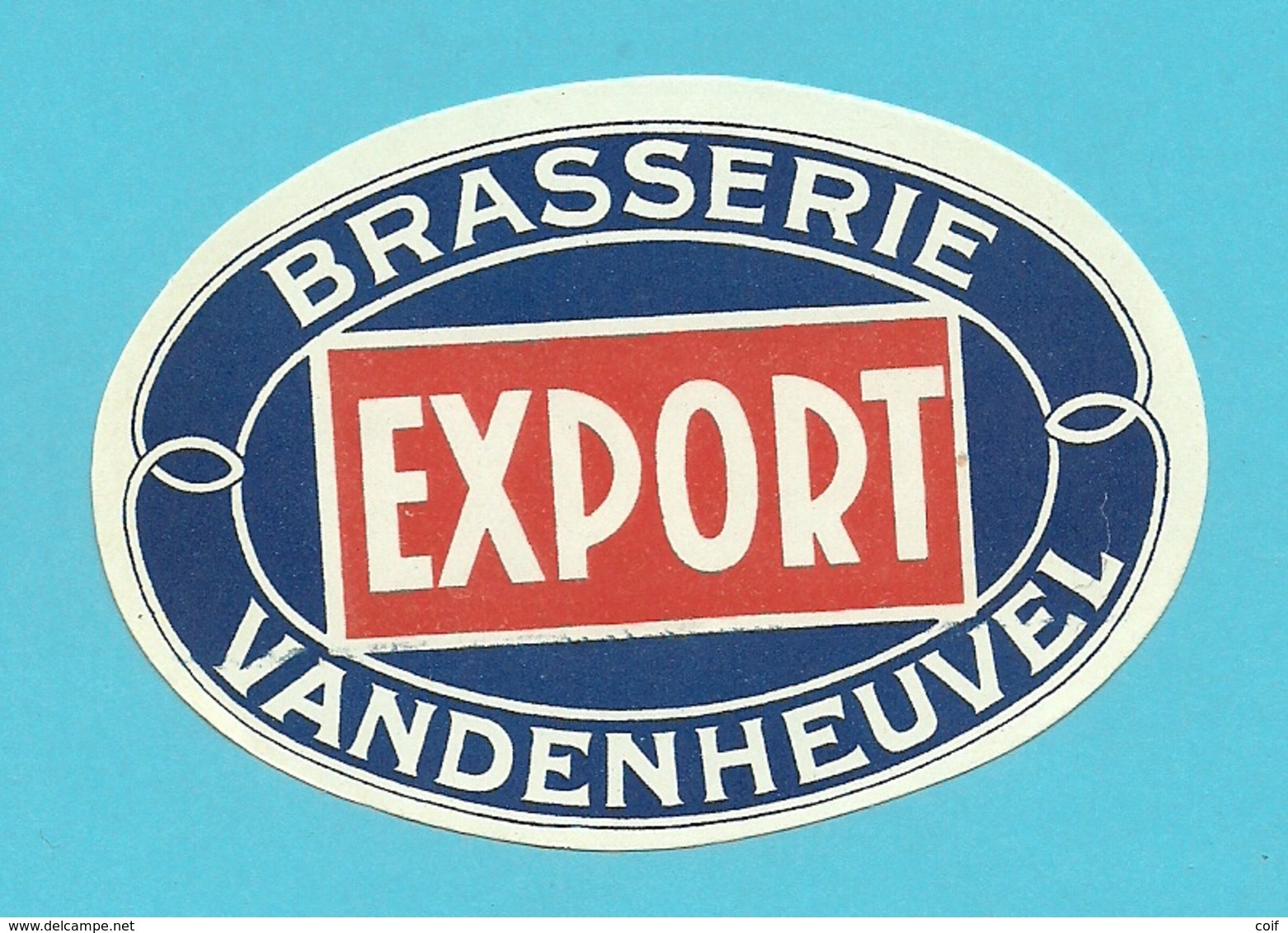 Brasserie - Brouwerij :Bieretiket/  étiquette Ancienne Bière Belge "Vandenheuvel " Export - Bière