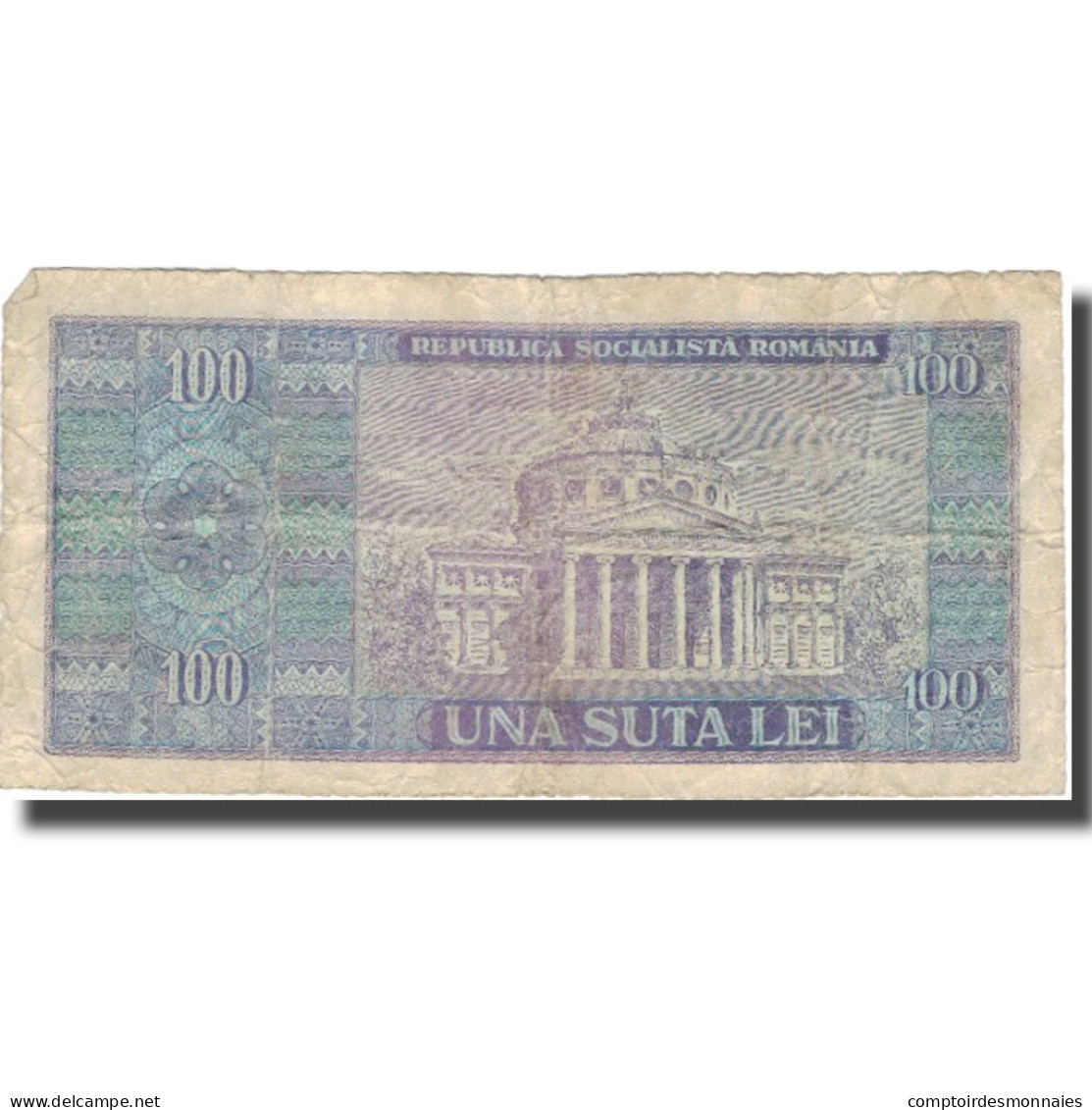 Billet, Roumanie, 100 Lei, 1966, 1966-, KM:97a, B - Roumanie