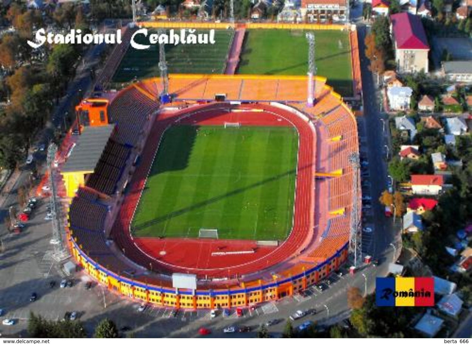 Romania Stadionul Ceahlăul Stadium New Postcard Rumänien Stadion AK - Football