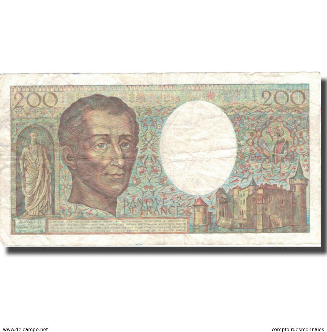 France, 200 Francs, 200 F 1981-1994 ''Montesquieu'', 1986, 1986, TTB - 200 F 1981-1994 ''Montesquieu''