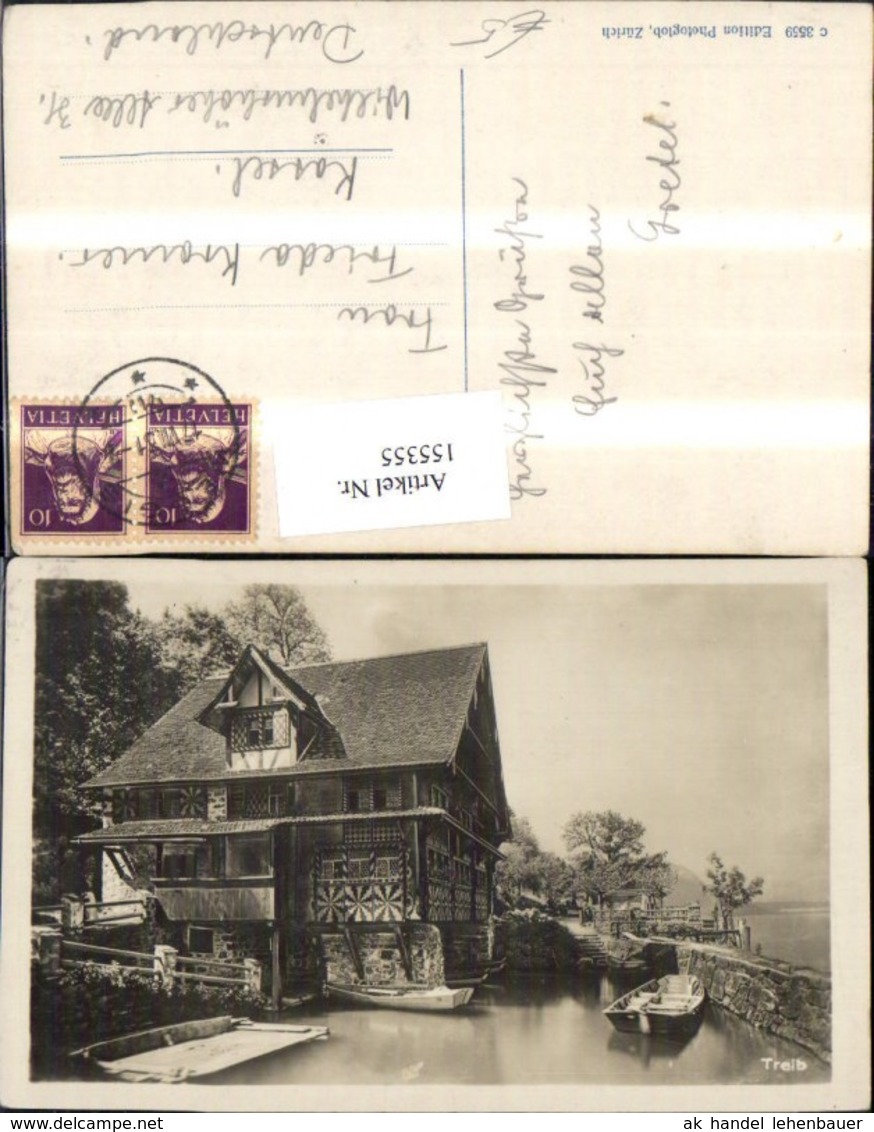 155355,Treib Vierwaldst&auml;ttersee Seelisberg Wirtshaus Haus Zur Treib 1931 Kt Uri - Seelisberg