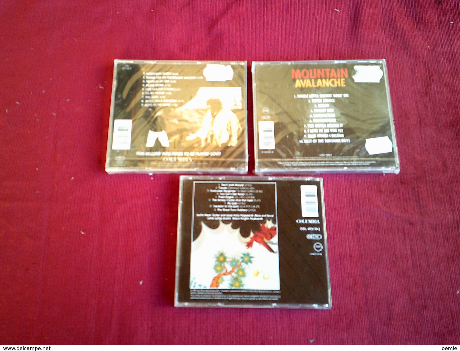 MOUNTAIN   ° COLLECTION DE 3 CD ALBUMS - Collections Complètes