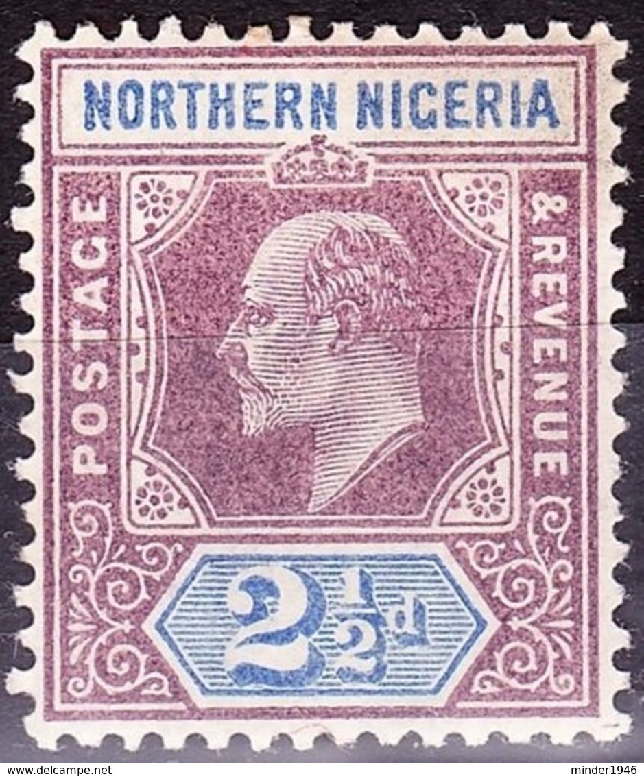 NORTHERN NIGERIA 1902 KEDVII 2.5d Dull Purple & Ultramarine SG13 FU - Nigeria (...-1960)