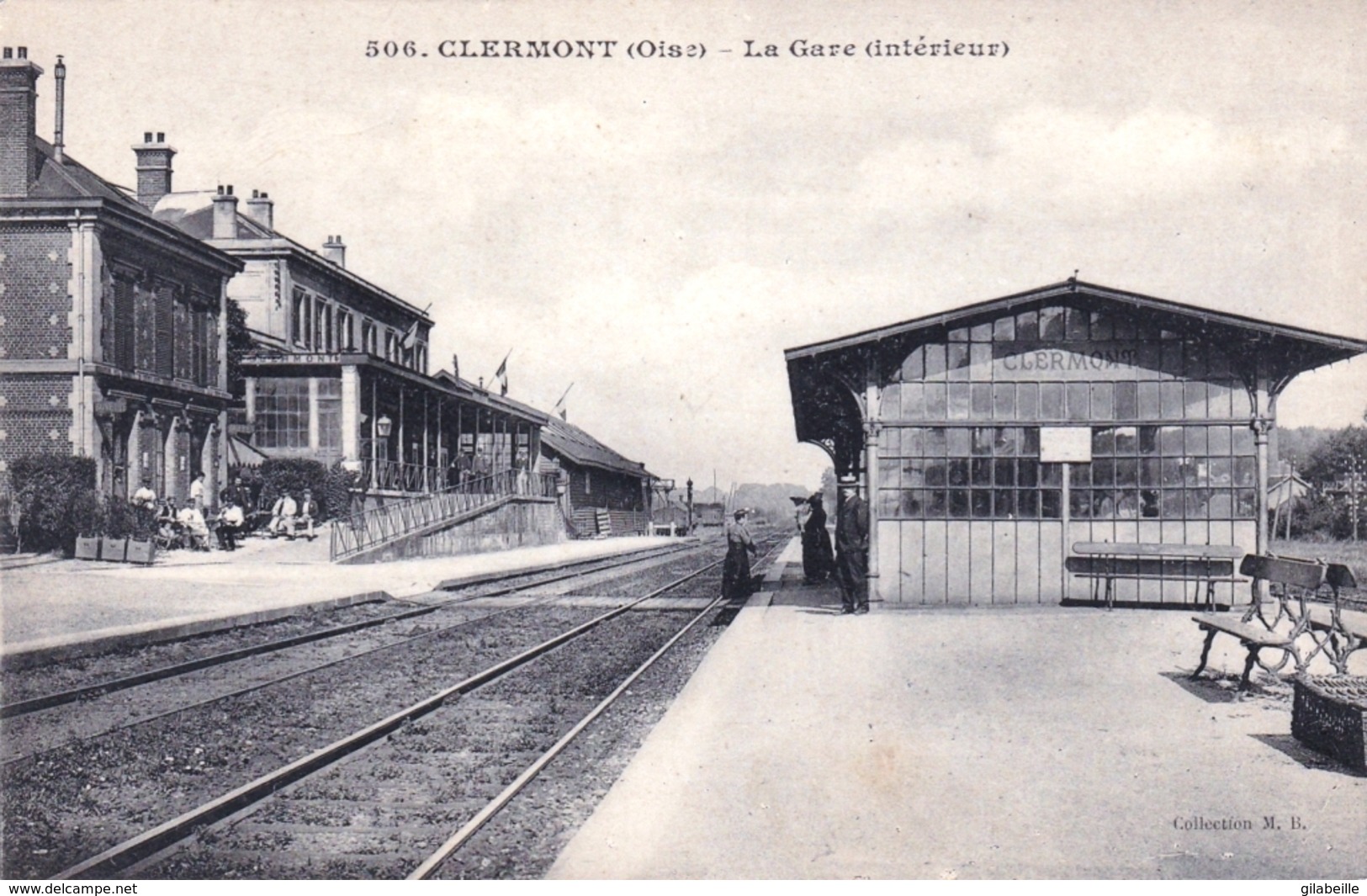 60 - Oise - CLERMONT - La Gare  - Vue Interieure - Clermont