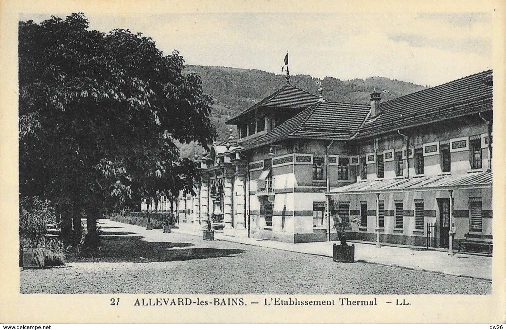 Allevard-les-Bains (Isère) - L'Etablissement Thermal En 1926 - Carte LL N° 27 - Santé