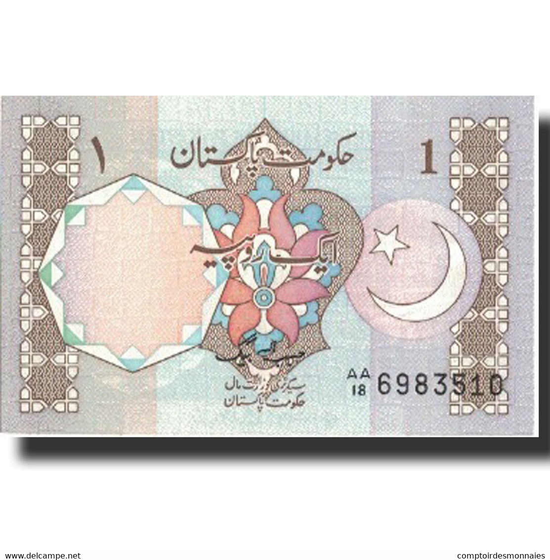 Billet, Pakistan, 1 Rupee, Undated 1983, Undated, KM:27b, NEUF - Pakistan